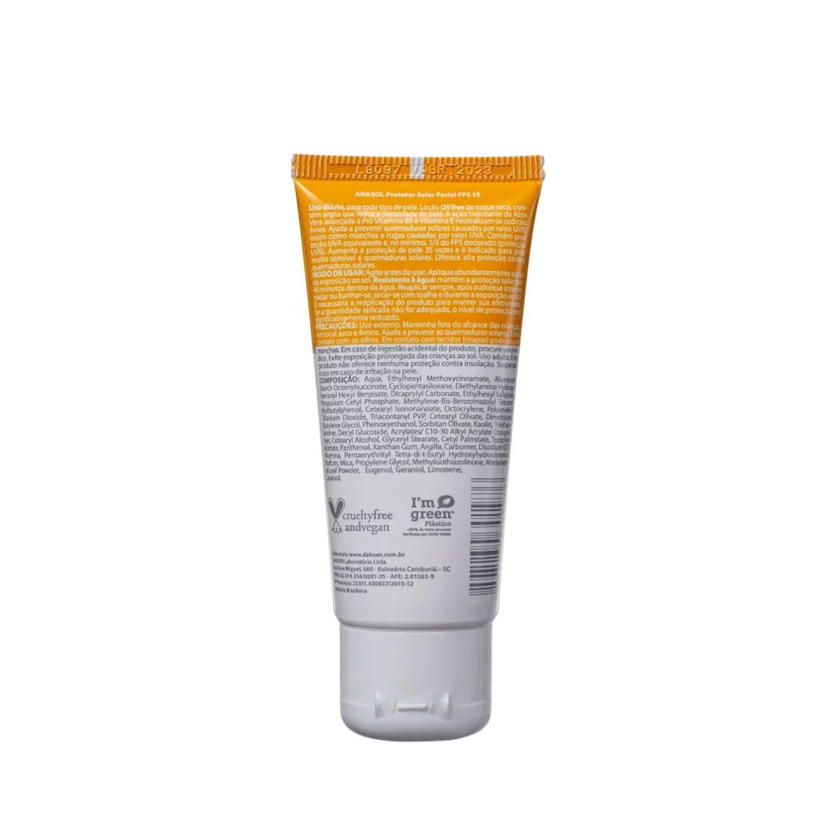 PROTETOR SOLAR FACIAL FPS 35 ANASOL 60G