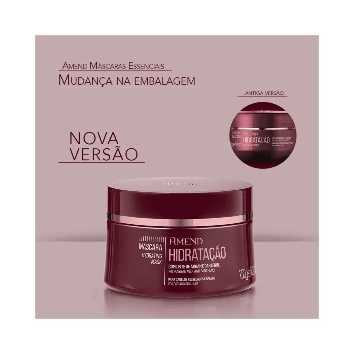 MÁSCARA DE NUTRIÇÃO ESSENCIAIS AMEND 250G