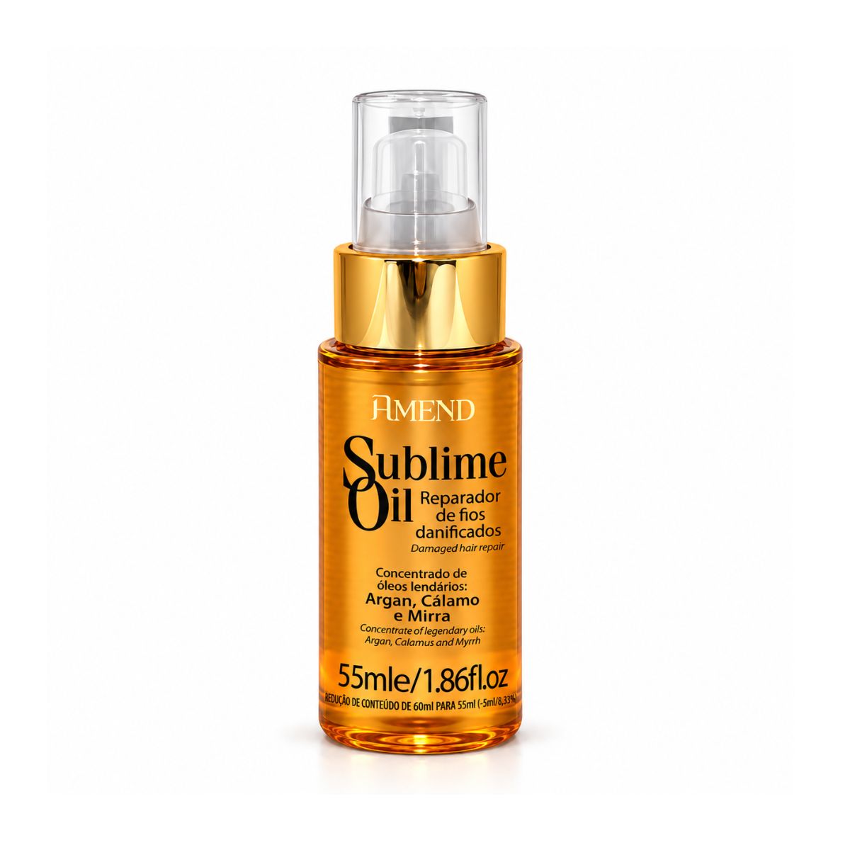 ÓLEO SUBLIME REPARADOR DE FIOS DANIFICADOS AMEND 55ML
