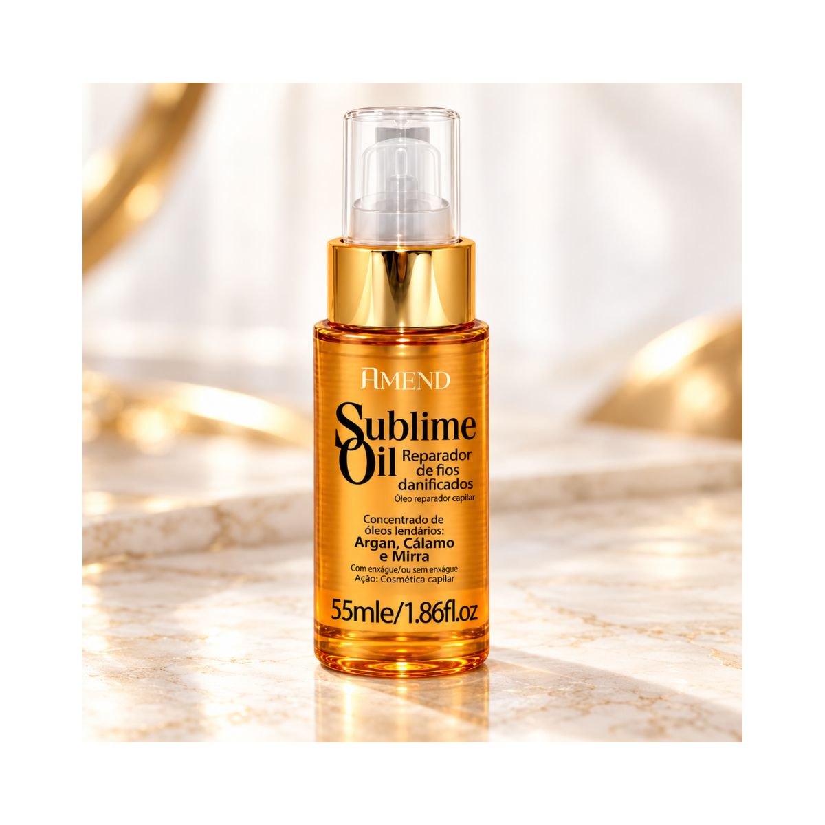 ÓLEO SUBLIME REPARADOR DE FIOS DANIFICADOS AMEND 55ML