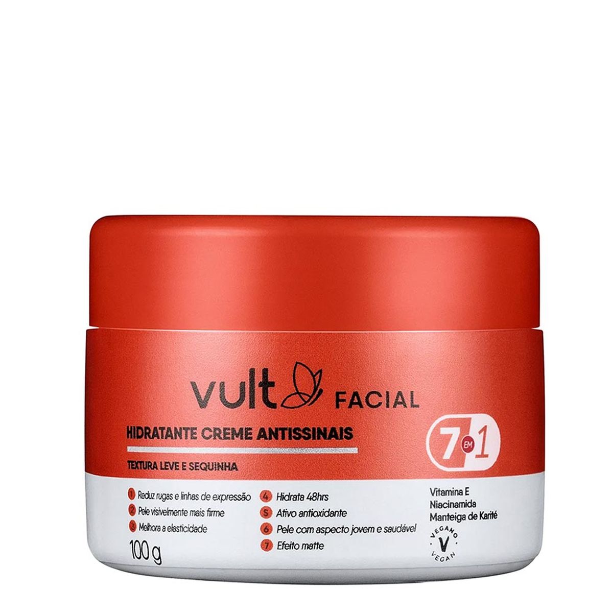 CREME FACIAL HIDRATANTE ANTISSINAIS VULT 100G