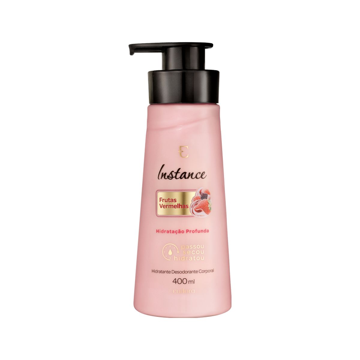 LOÇÃO HIDRATANTE INSTANCE FRUTAS VERMELHAS EUDORA 400ML