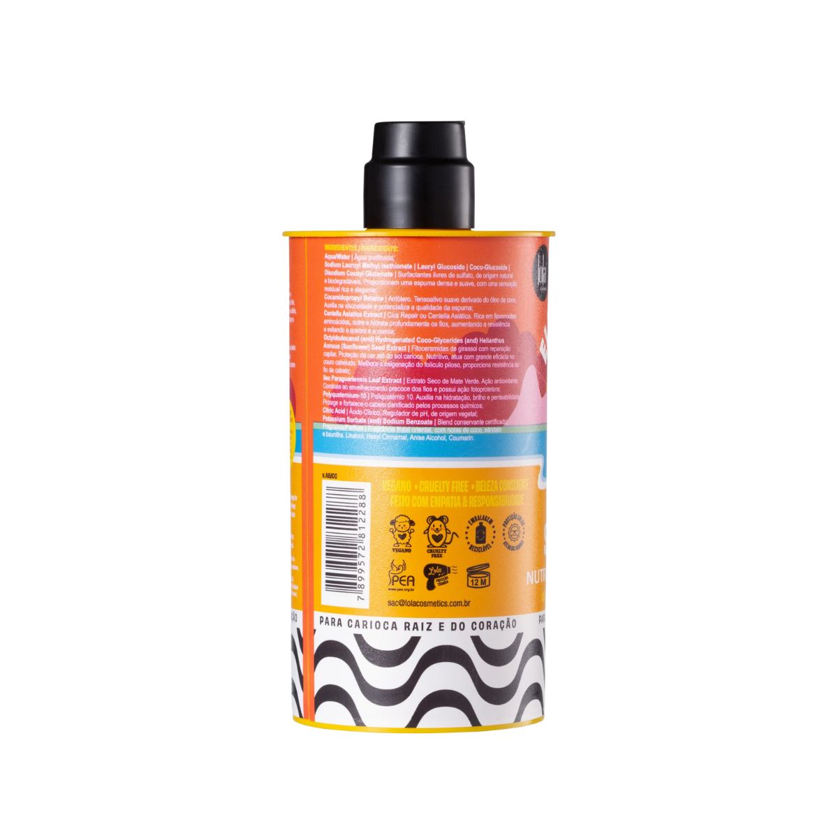SHAMPOO NUTRITIVO ELA É CARIOCA LOLA COSMETICS 500 ML
