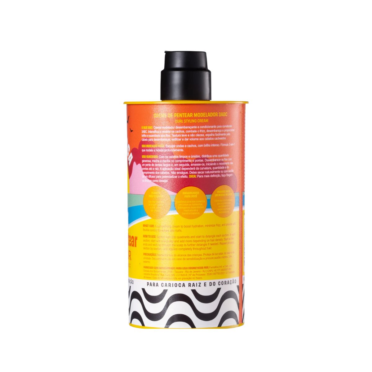 CREME DE PENTEAR 3ABC ELA É CARIOCA LOLA COSMETICS 480G
