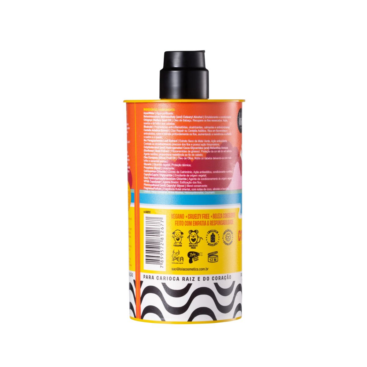 CREME DE PENTEAR 3ABC ELA É CARIOCA LOLA COSMETICS 480G