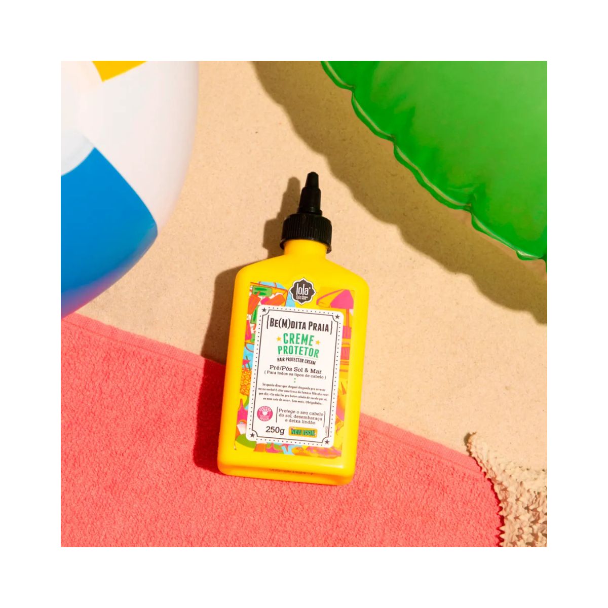 CREME BEMDITA GHEE PRÉ E PÓS PRAIA LOLA COSMETICS 250G