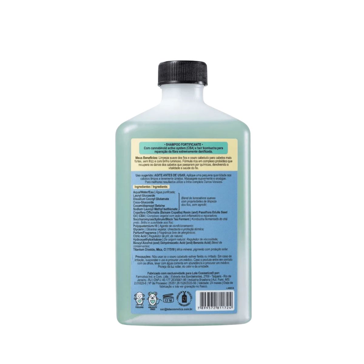 SHAMPOO DANOS VORAZES LOLA COSMETICS 250ML