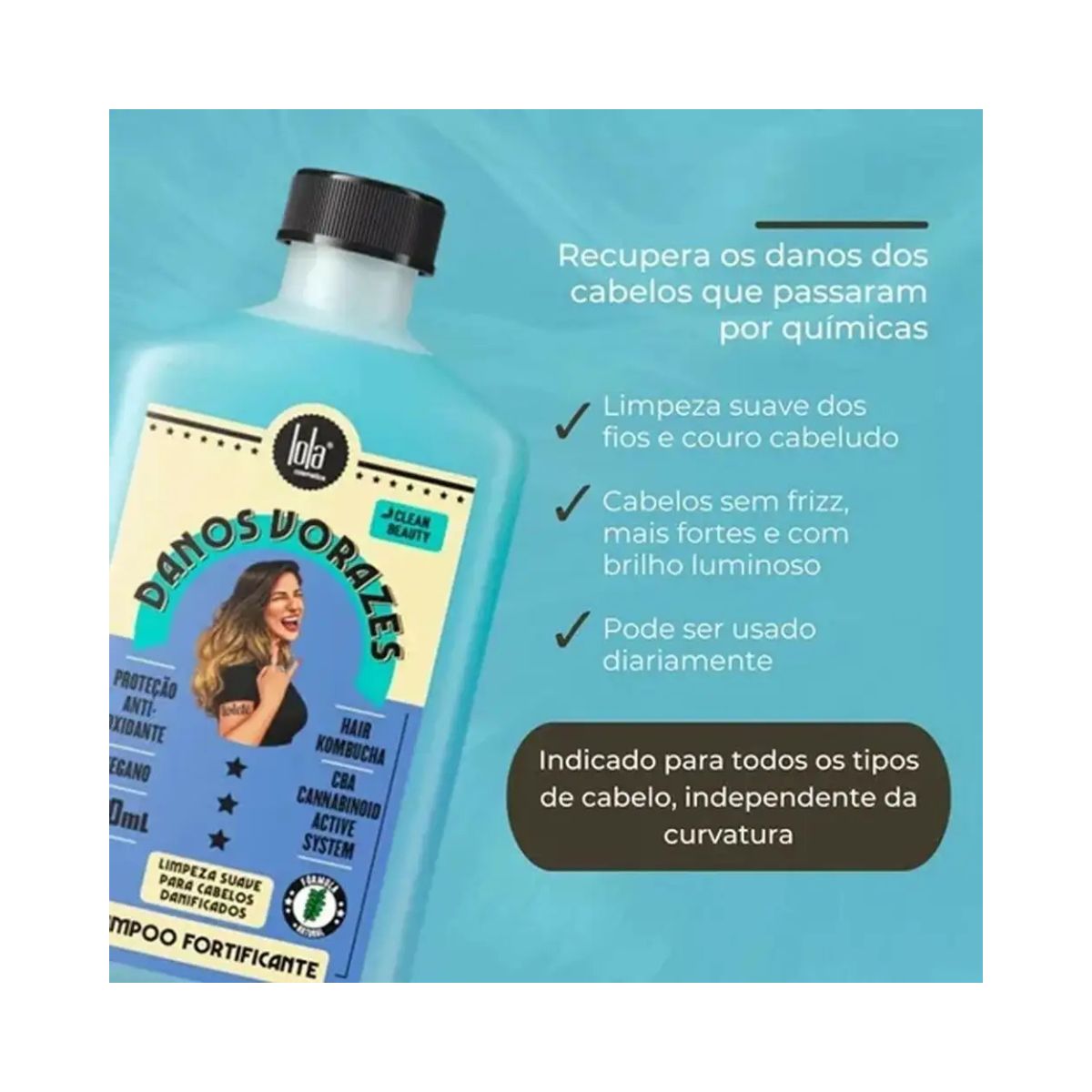 SHAMPOO DANOS VORAZES LOLA COSMETICS 250ML
