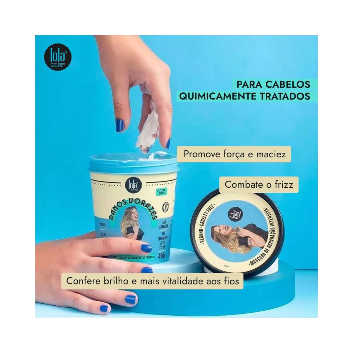 MÁSCARA DANOS VORAZES LOLA COSMETICS 450G