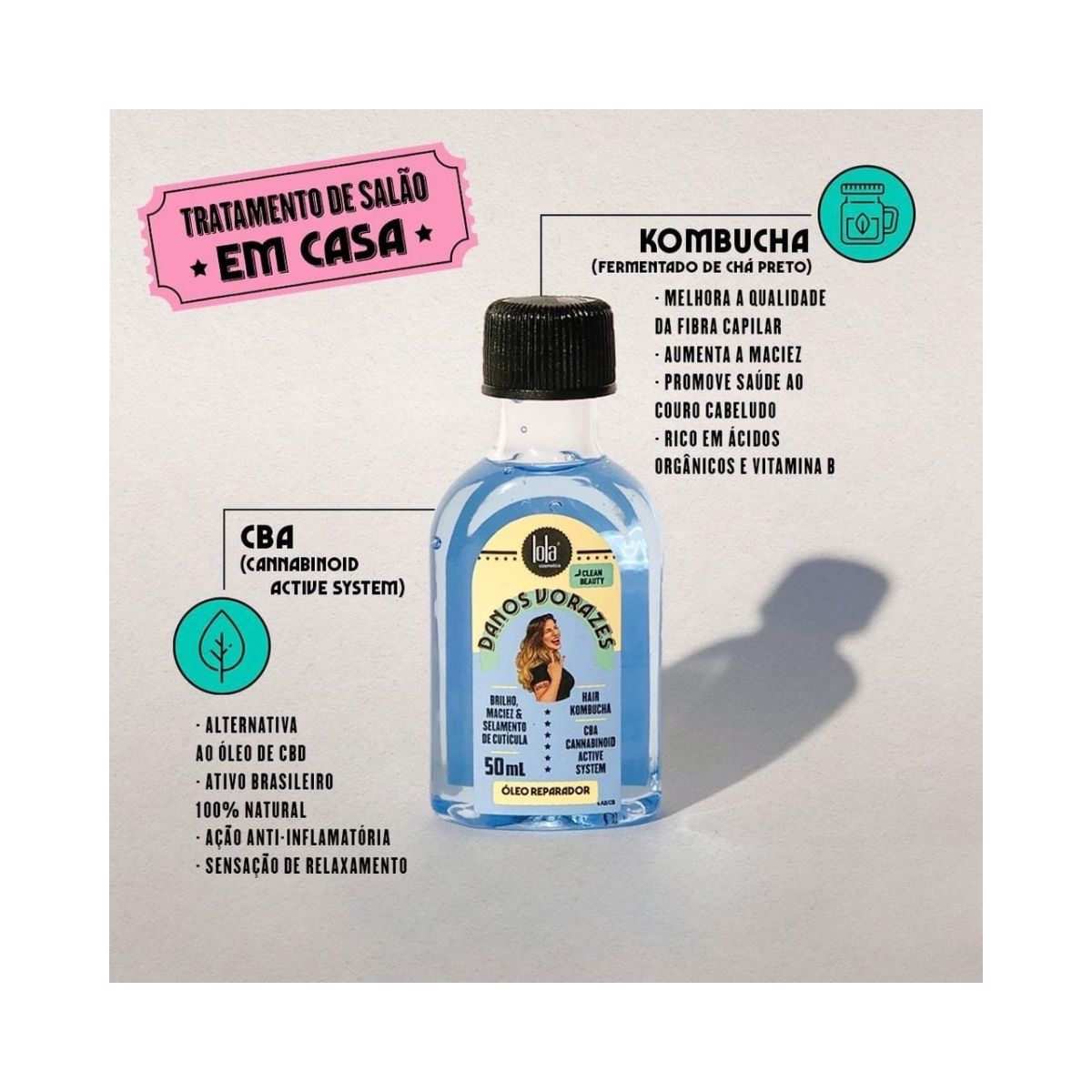 ÓLEO DANOS VORAZES LOLA COSMETICS 50ML