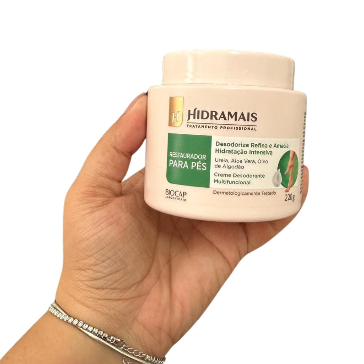 CREME DESDODORANTE RESTAURADOR PARA OS PÉS HIDRAMAIS 220G