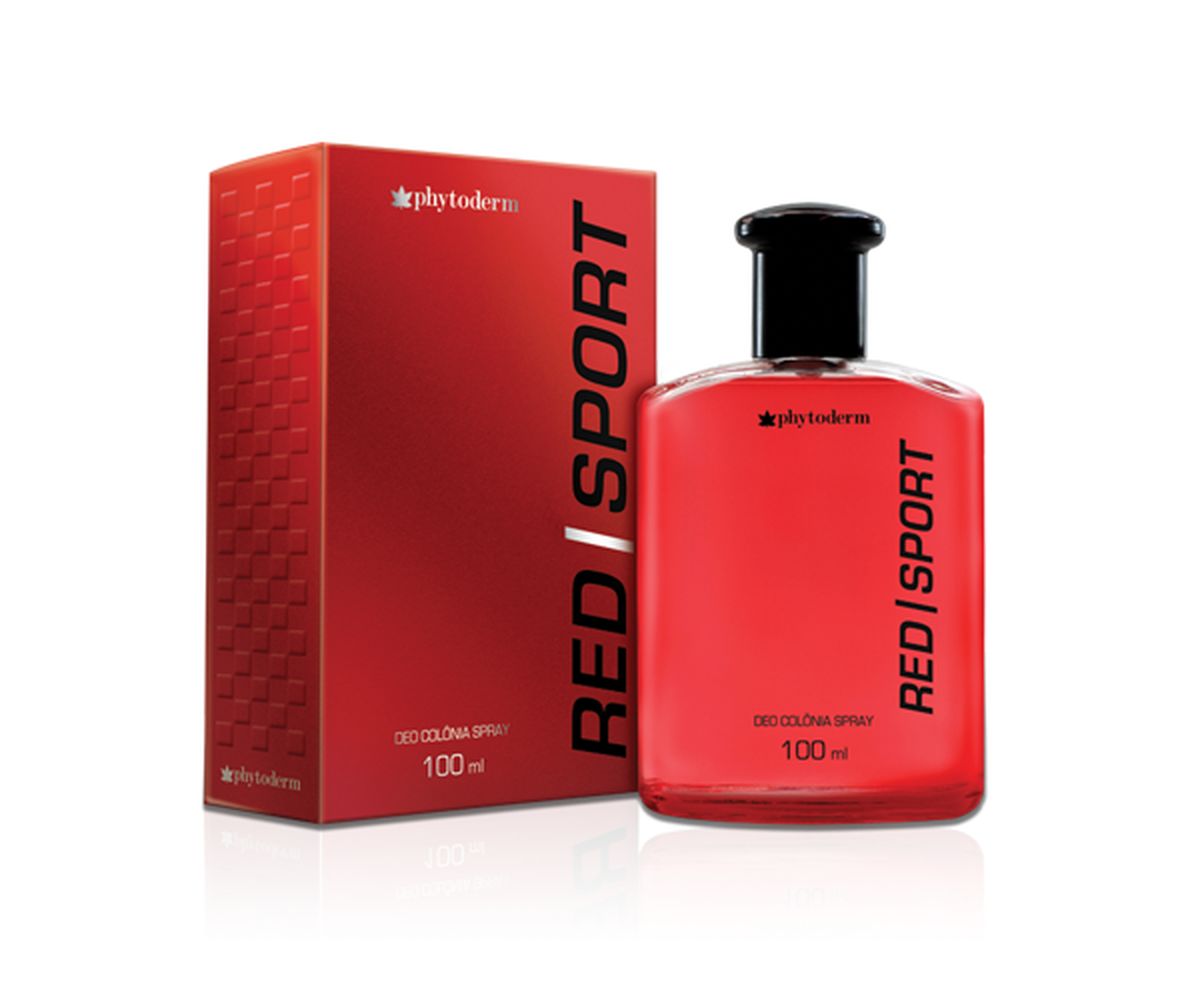 DEO COLÔNIA MASCULINA RED SPORT PHYTODERM 100ML