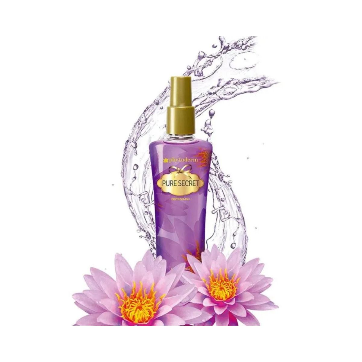 DEO COLÔNIA FEMININA SPLASH PURE SECRET PHYTODERM 200ML