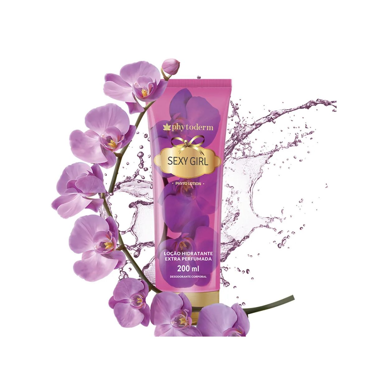 HIDRATANTE DESODORANTE FEMININA CORPORAL LOTION SEXY GIRL PHYTODERM 200ML
