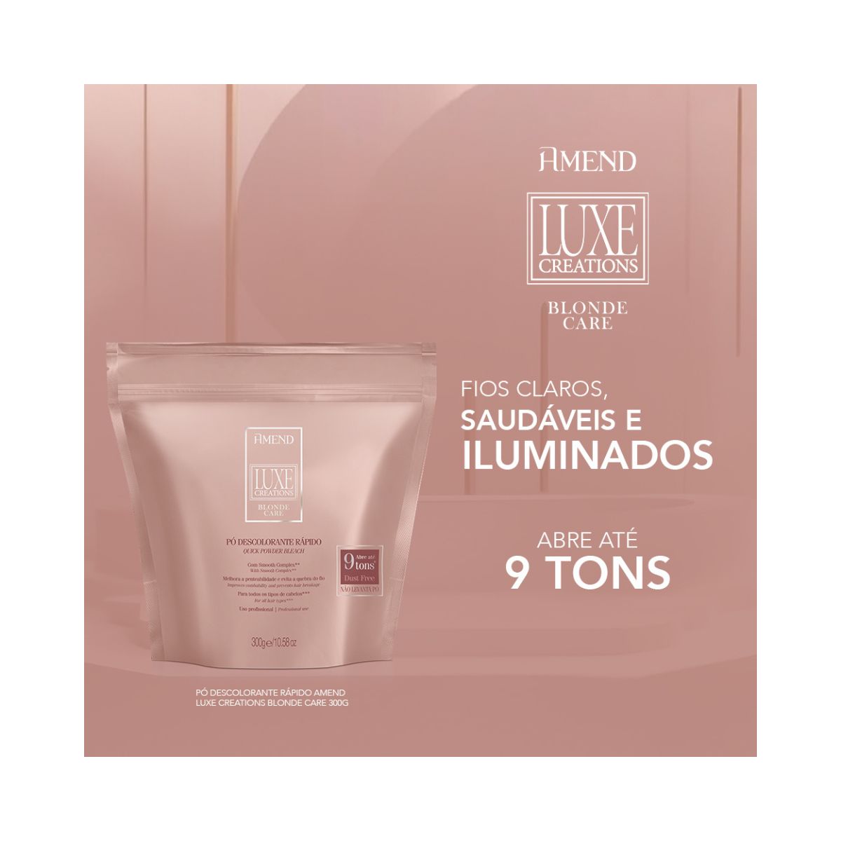 PÓ DESCOLORANTE LUXE BLOND CARE AMEND 300G