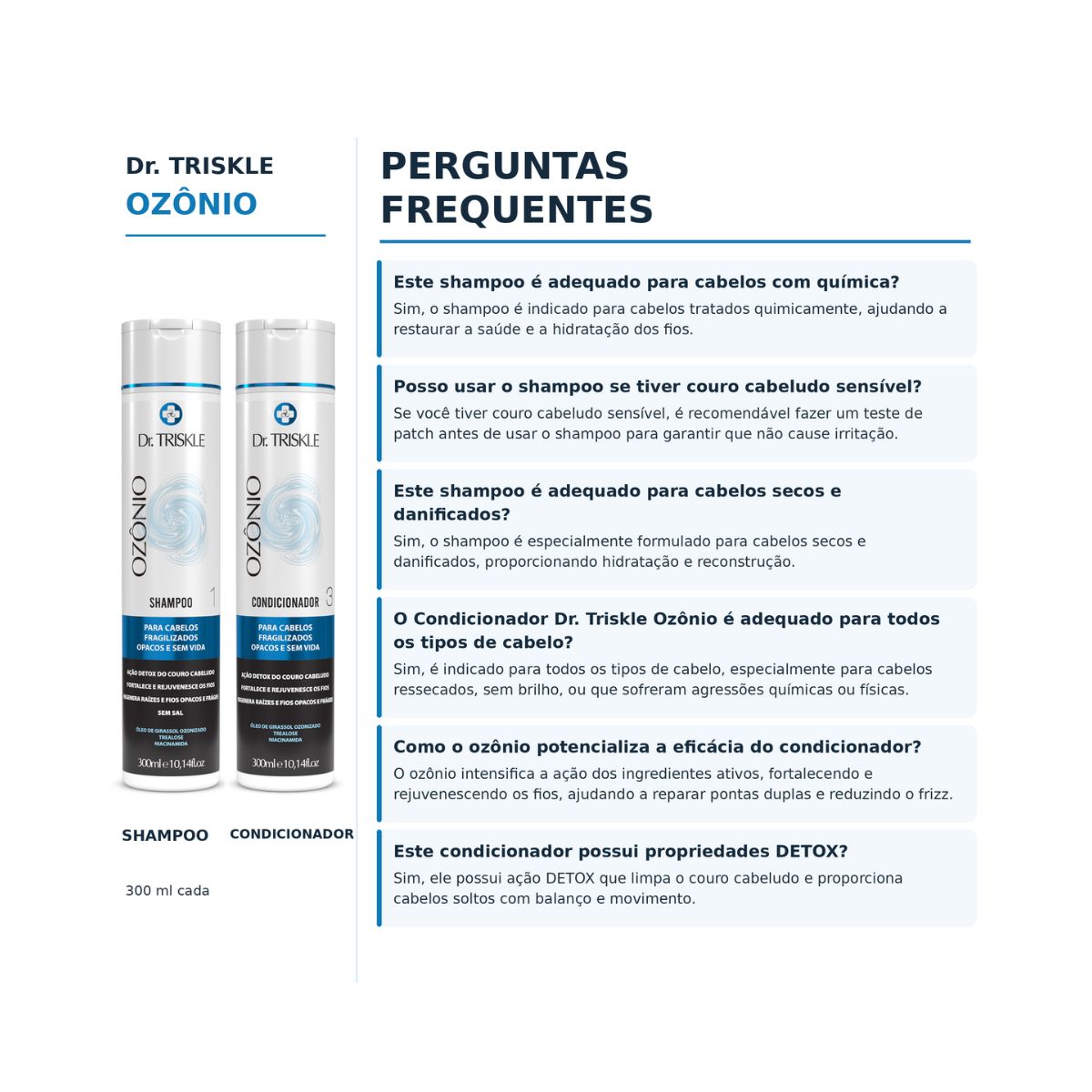 SHAMPOO OZÔNIO DR. TRISKLE 300ML