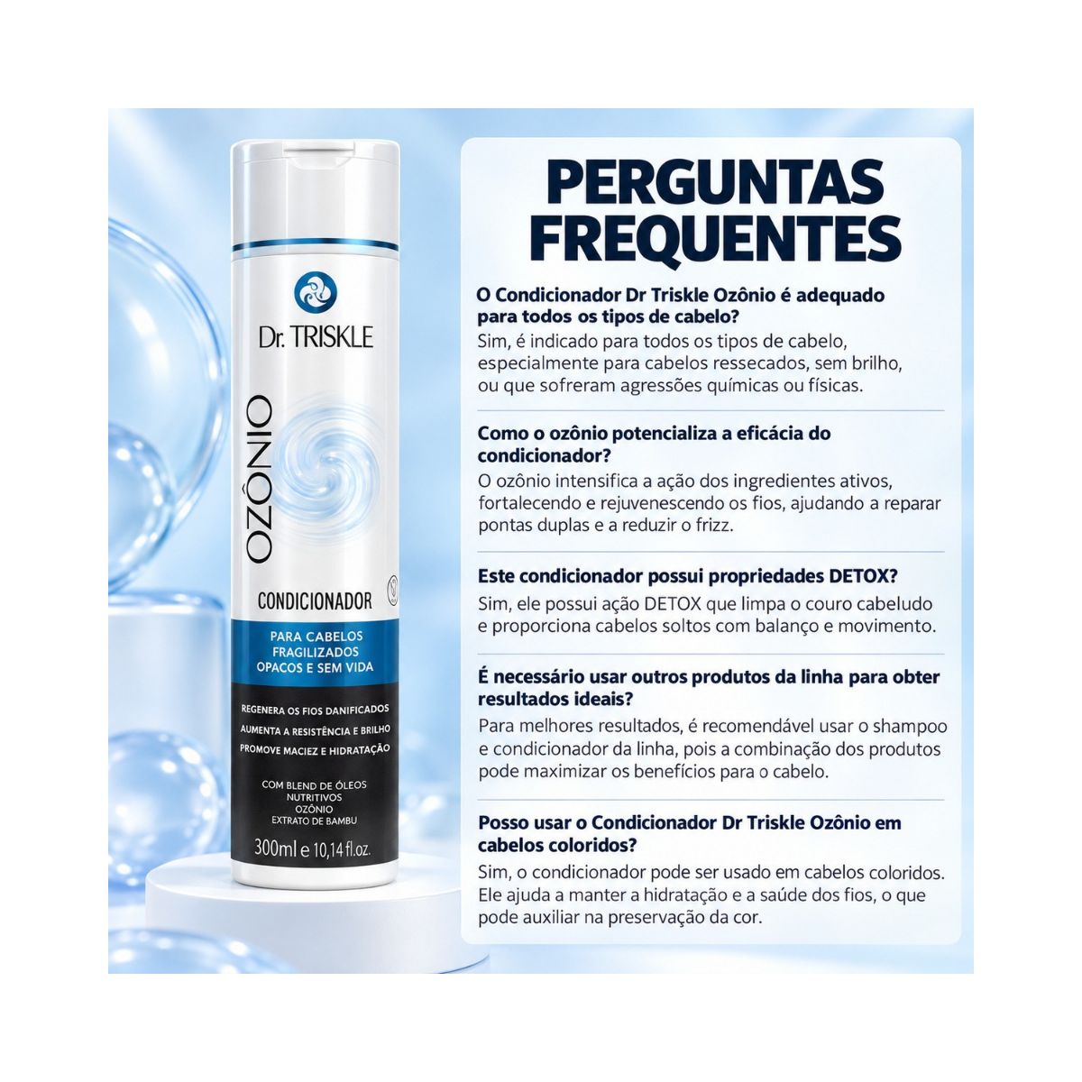 CONDICIONADOR OZÔNIO DR. TRISKLE 300ML