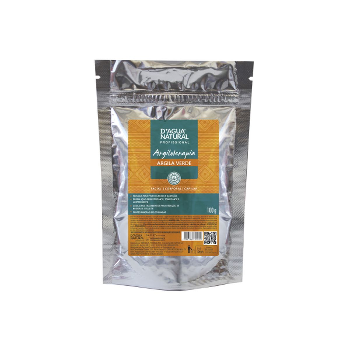 ARGILA VERDE SACHE D'AGUA NATURAL 100G
