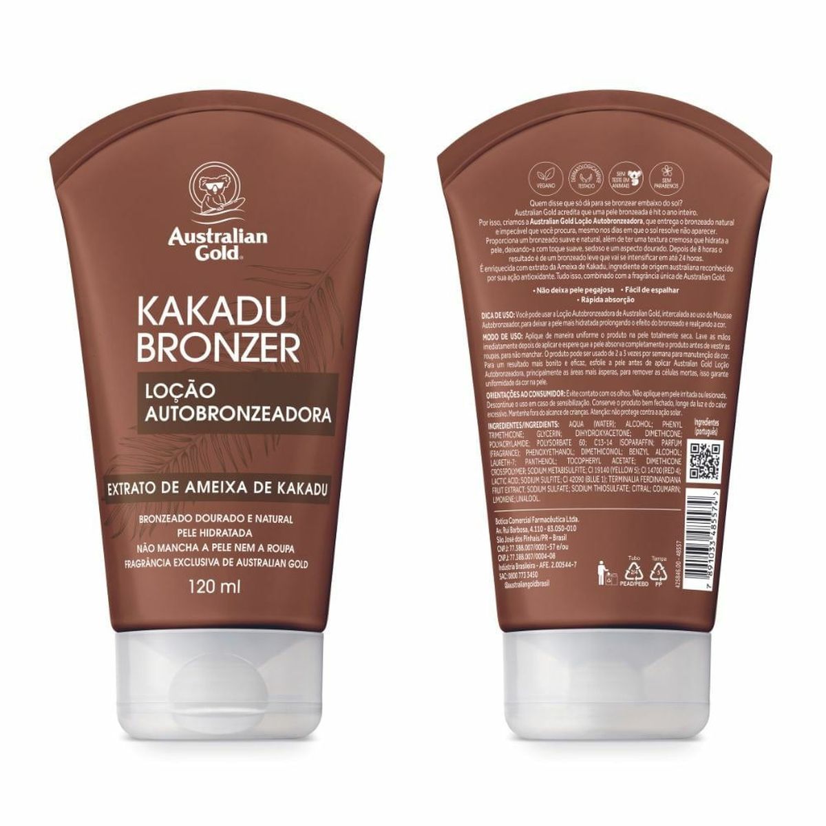 LOÇÃO AUTOBRONZEADOR KAKADU AUSTRALIAN GOLD 120ML