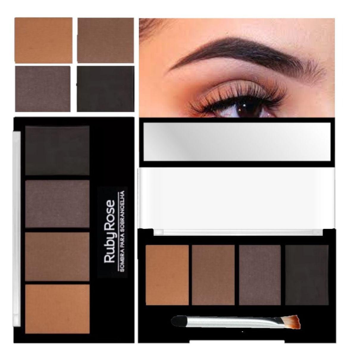 SOMBRA PARA SOBRANCELHA RUBY ROSE HB-F572