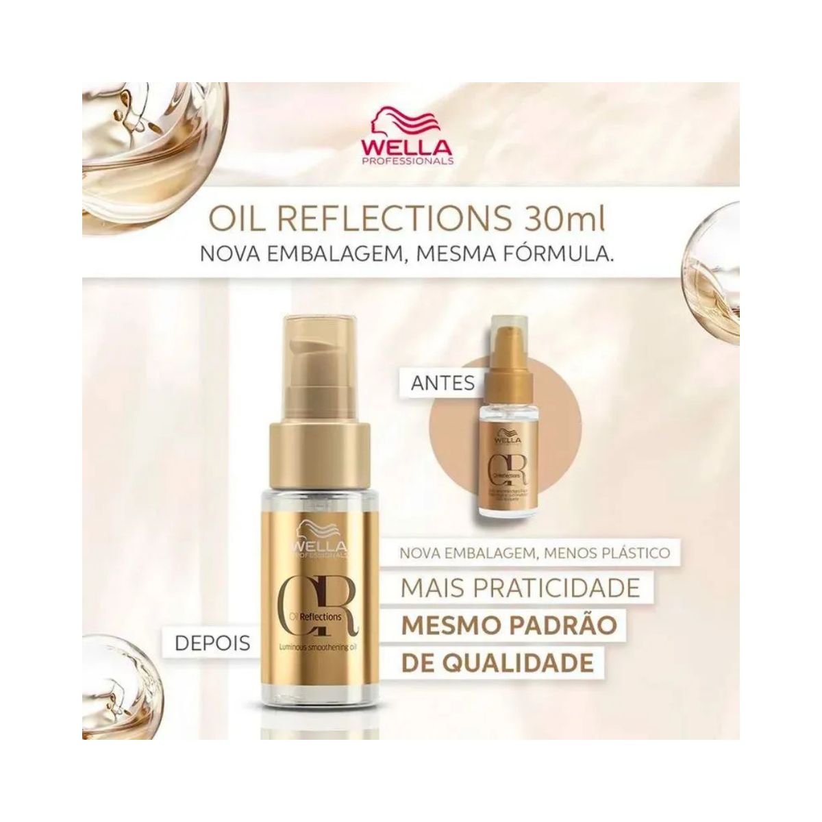 ÓLEO CAPILAR OIL REFLECTIONS WELLA PROFISSIONALS 30ML