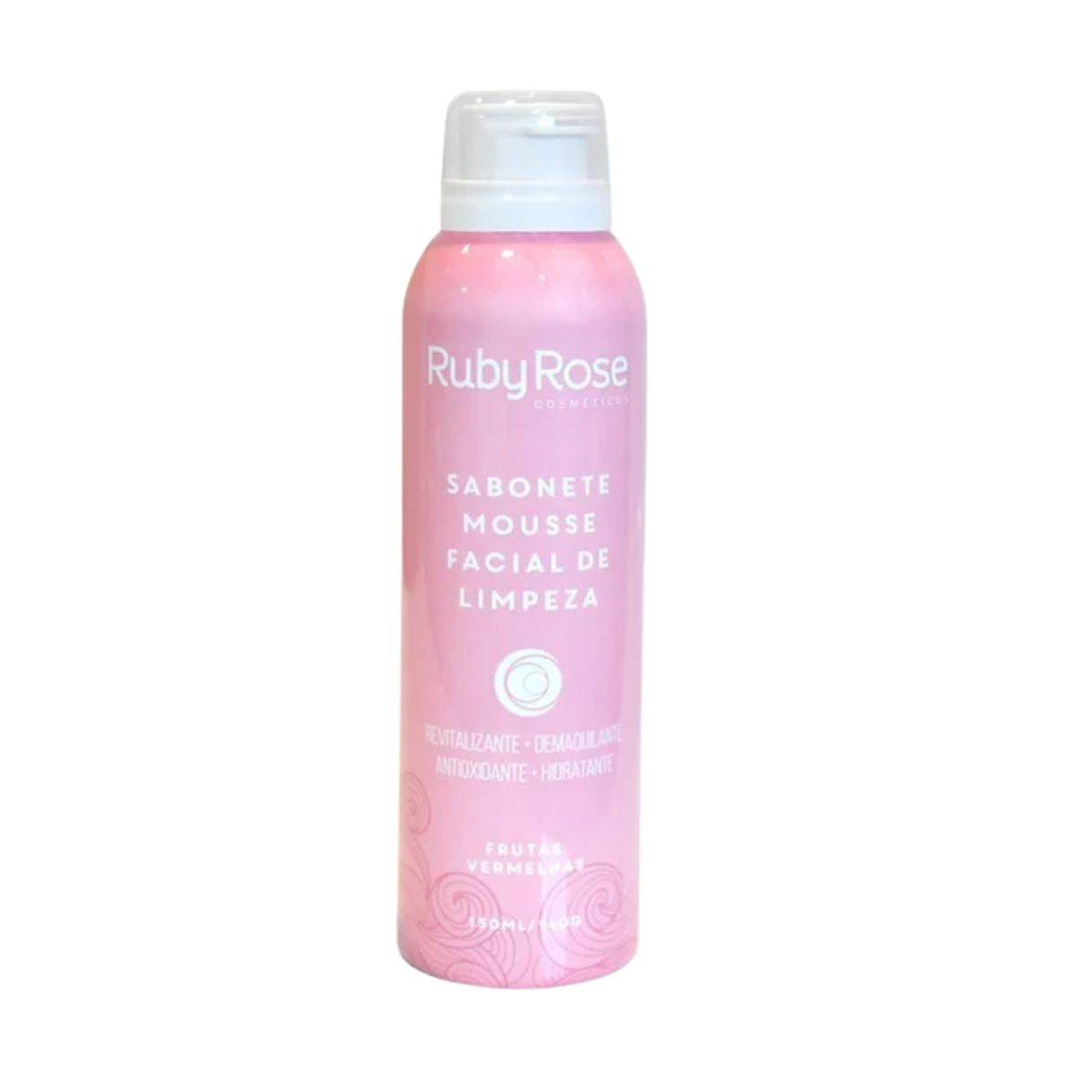 SABONETE MOUSSE FACIAL DE LIMEPZA RUBY ROSE 150ML