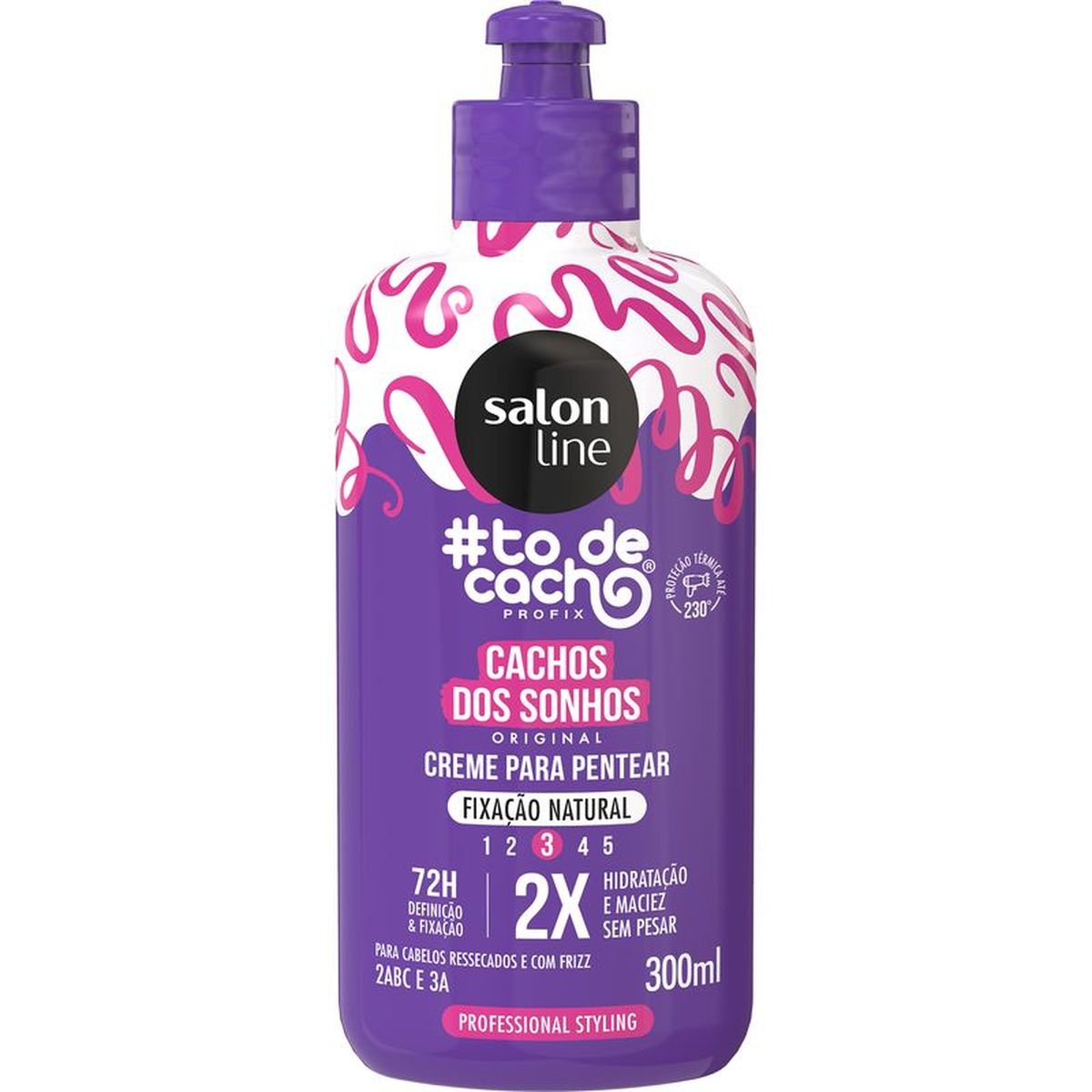 CREME PENTEAR #TODECACHO CONDICIONADOR CACHOS DOS SONHOS SALON LINE 300ML