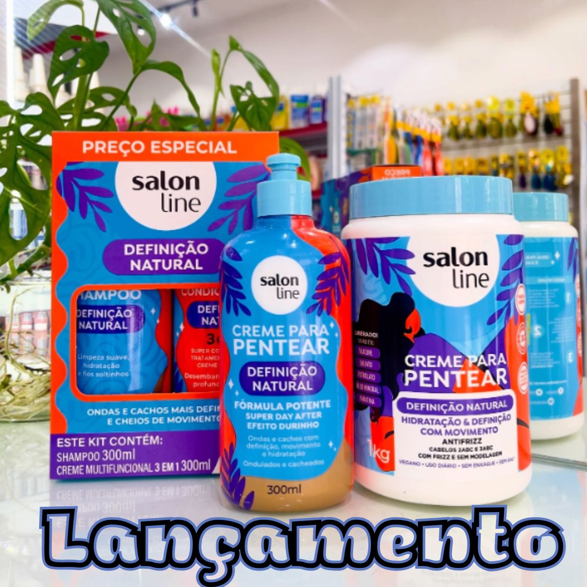 CREME DE PENTEAR DEFINIÇÃO NATURAL SALON LINE 1KG