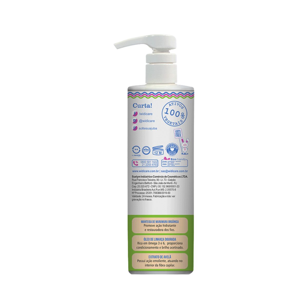 CREME DE PENTEAR CONDICIONANTE ONDULANDO A JUBA WIDI CARE 500ML