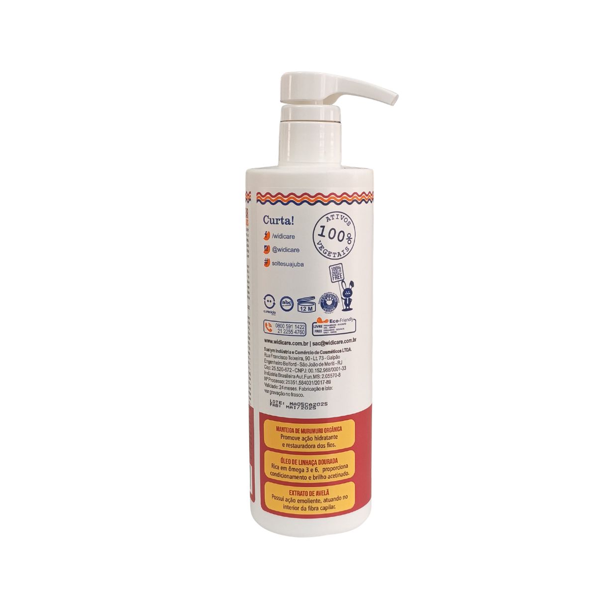 CREME DE PENTEAR ENCARACOLANDO A JUBA WIDI CARE 500ML