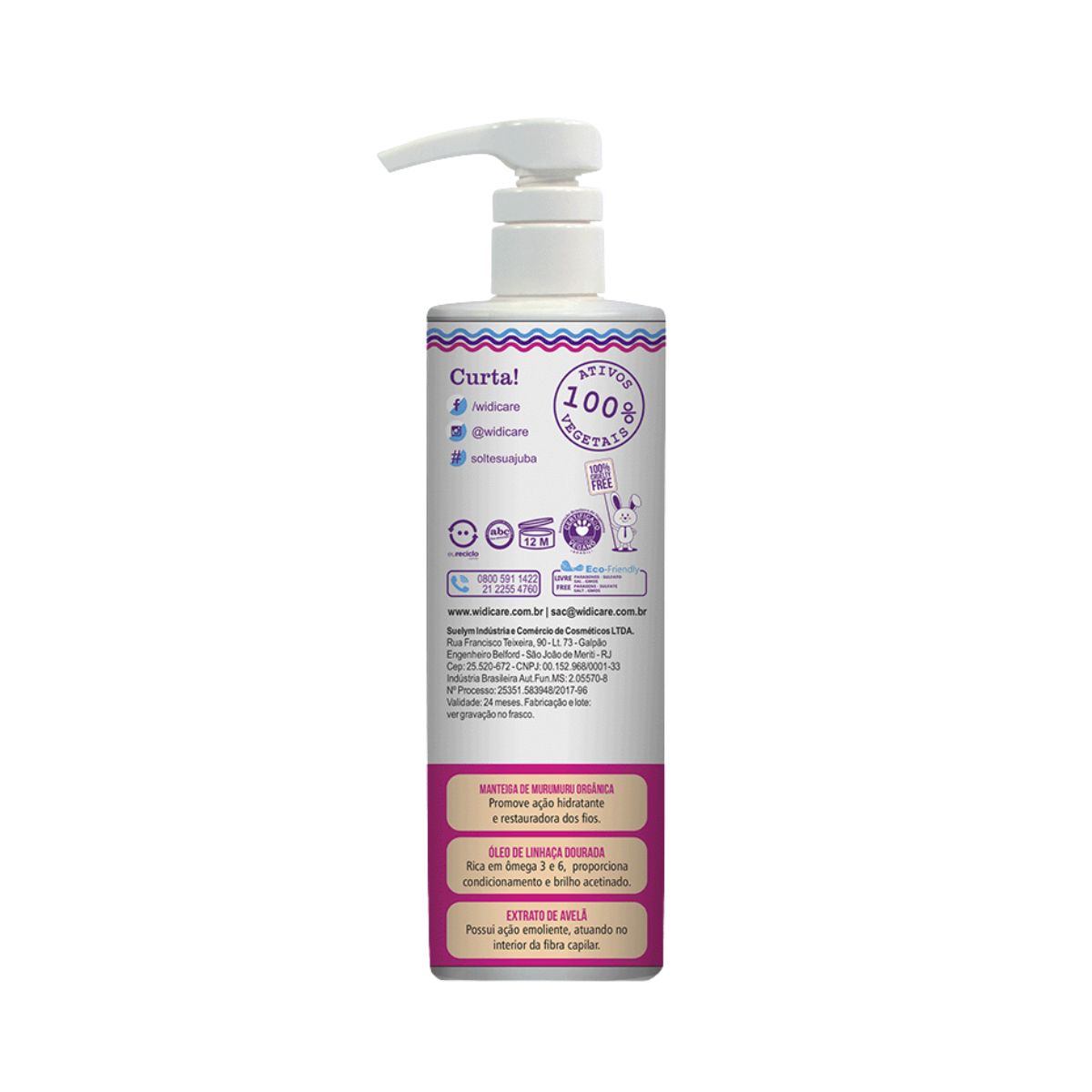 CREME DE PENTEAR ENCRESPANDO A JUBA WIDI CARE 500ML