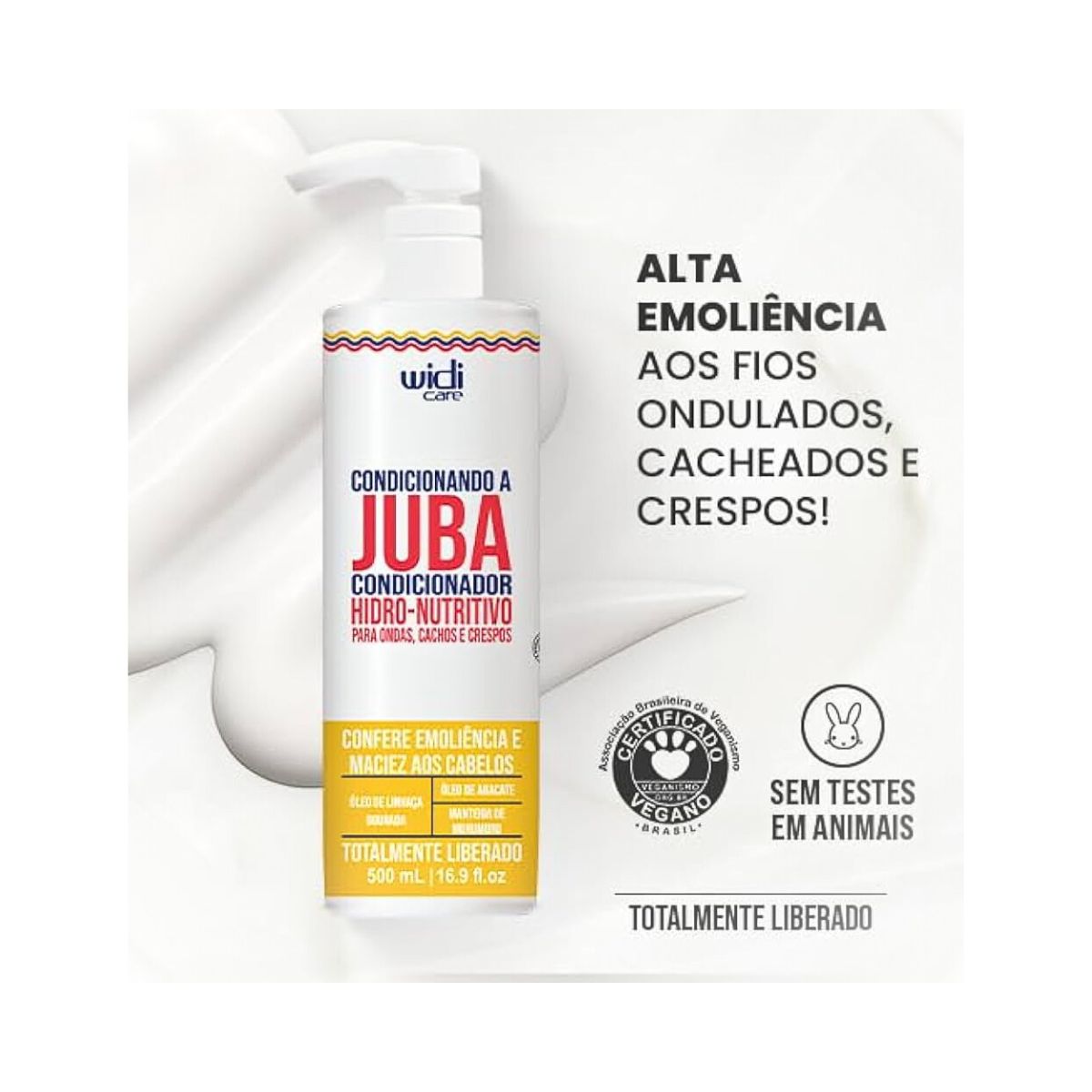 CONDICIONADOR HIDRO-NUTRITIVO CONDICIONANDO A JUBA WIDI CARE 500G