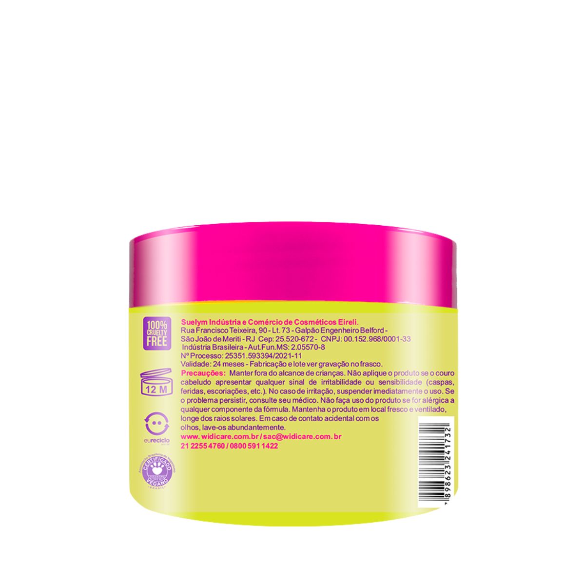MÁSCARA ULTRA NUTRITIVA PHYTOMANGA WIDI CARE 300G