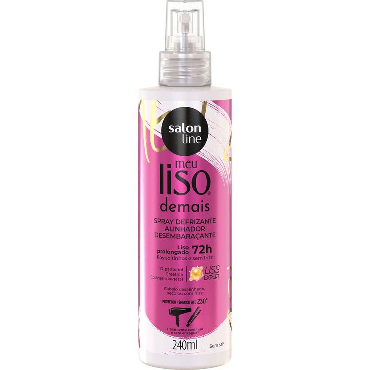 DEFRIZANTE MEU LISO DEMAIS SALON LINE 240ML