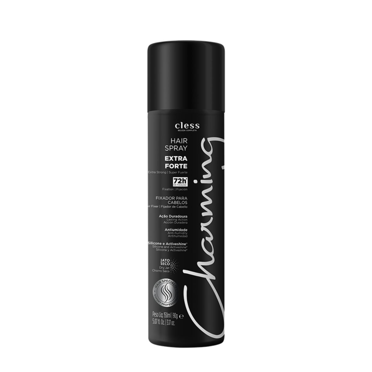 HAIR SPRAY FIXADOR CHARMING EXTRA FORTE CLESS 150ML