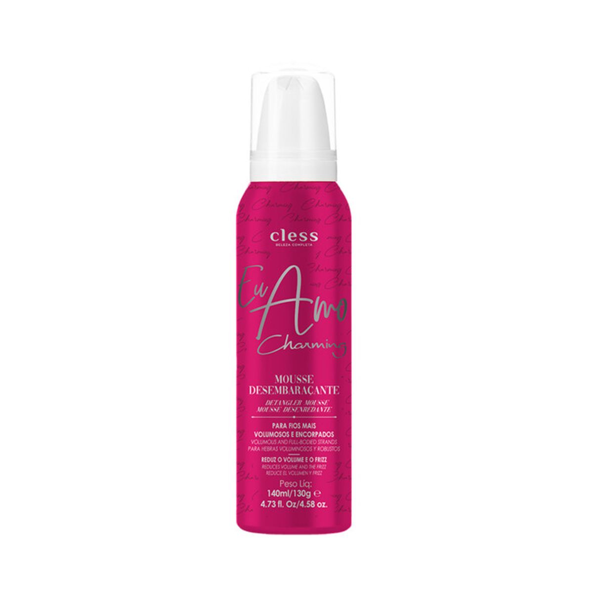 MOUSSE DESEMBARAÇANTE GLOSS EU AMO CHARMING CLESS 140ML