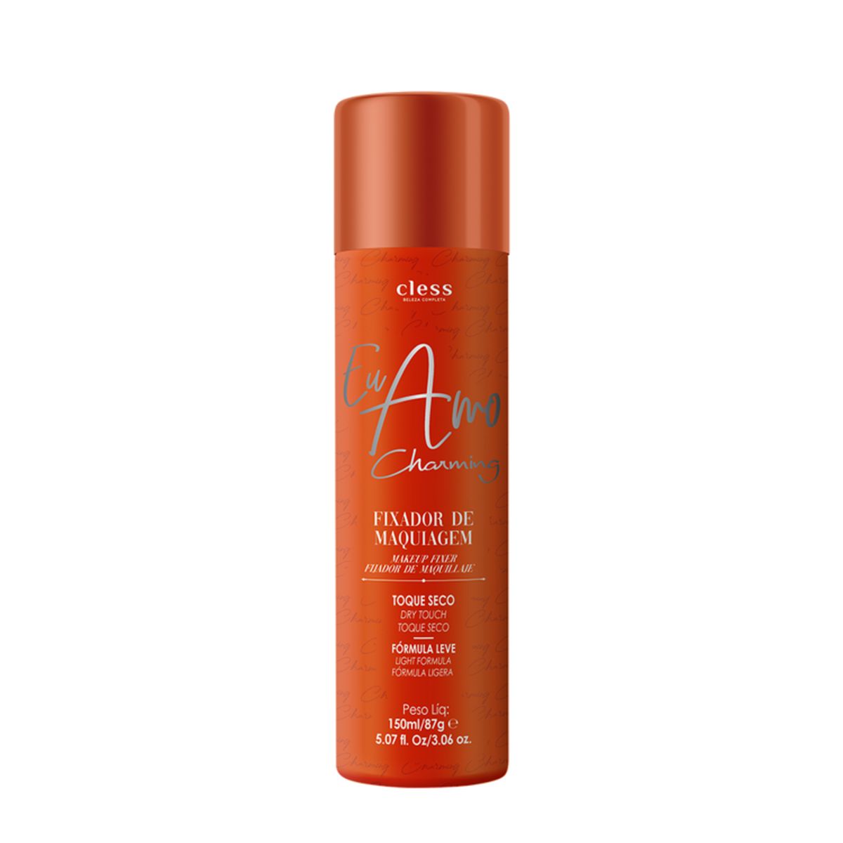 SPRAY FIXADOR DE MAQUIAGEM EU AMO CHARMING CLESS 150ML