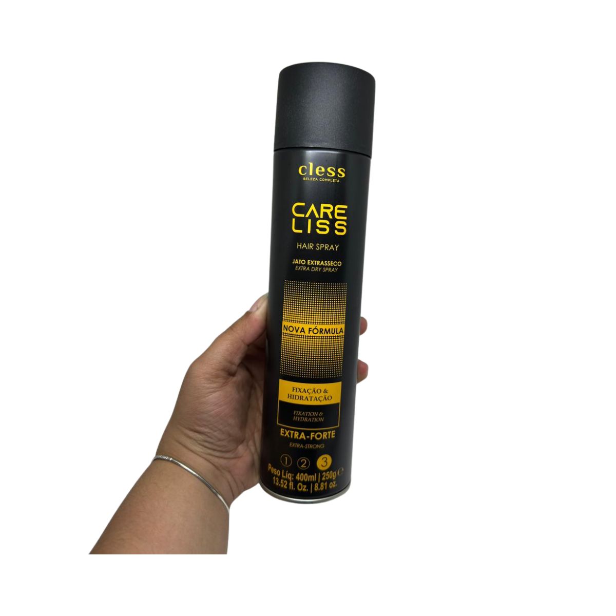HAIR SPRAY FIXADOR CARE LISS EXTRA FORTE CLESS 400ML
