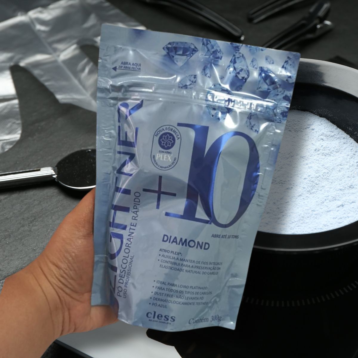 PÓ DESCOLORANTE LIGHTNER DIAMOND CLESS 300G