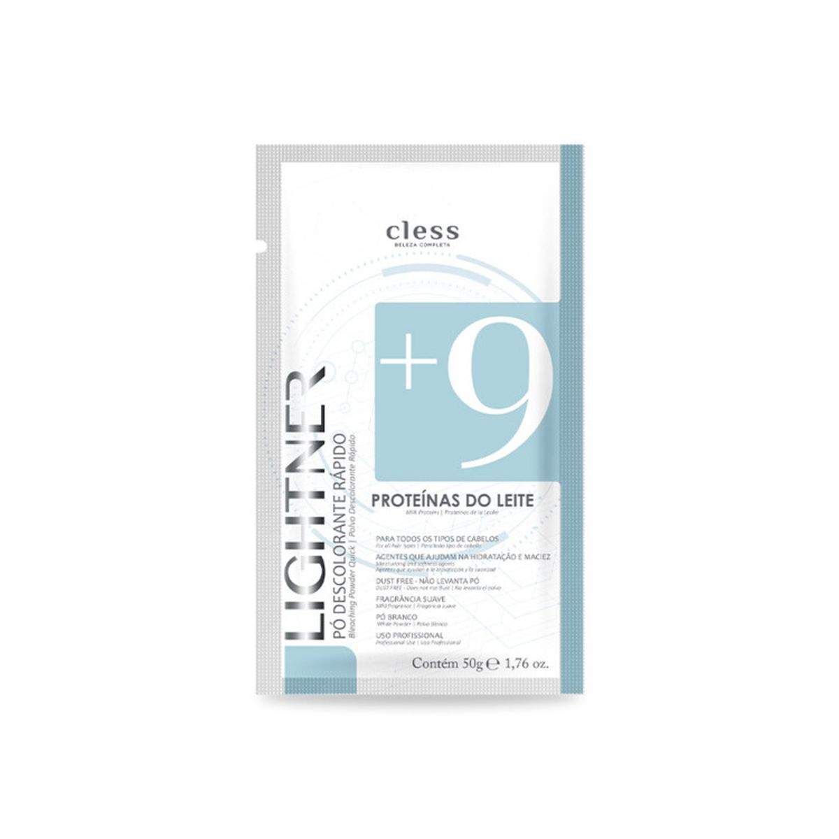 PÓ DESCOLORANTE LIGHTNER PROTEINA DO LEITE CLESS 50G
