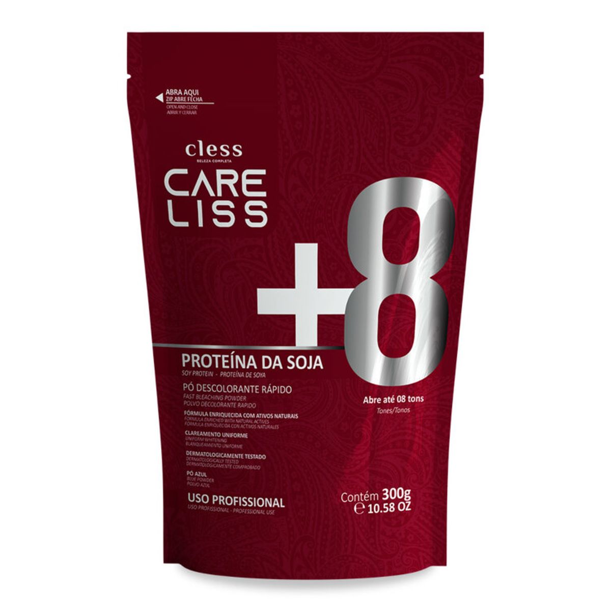 PÓ DESCOLORANTE CARE LISS PROTEINA SOJA CLESS 300G