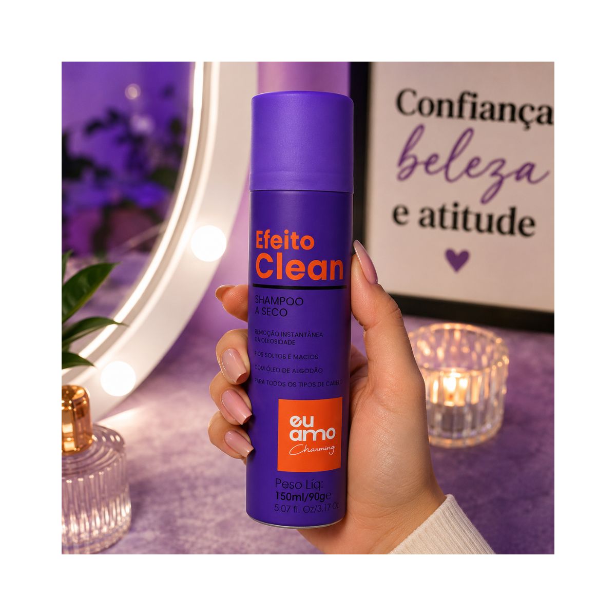 SHAMPOO A SECO EU AMO CHARMING CLESS 150ML