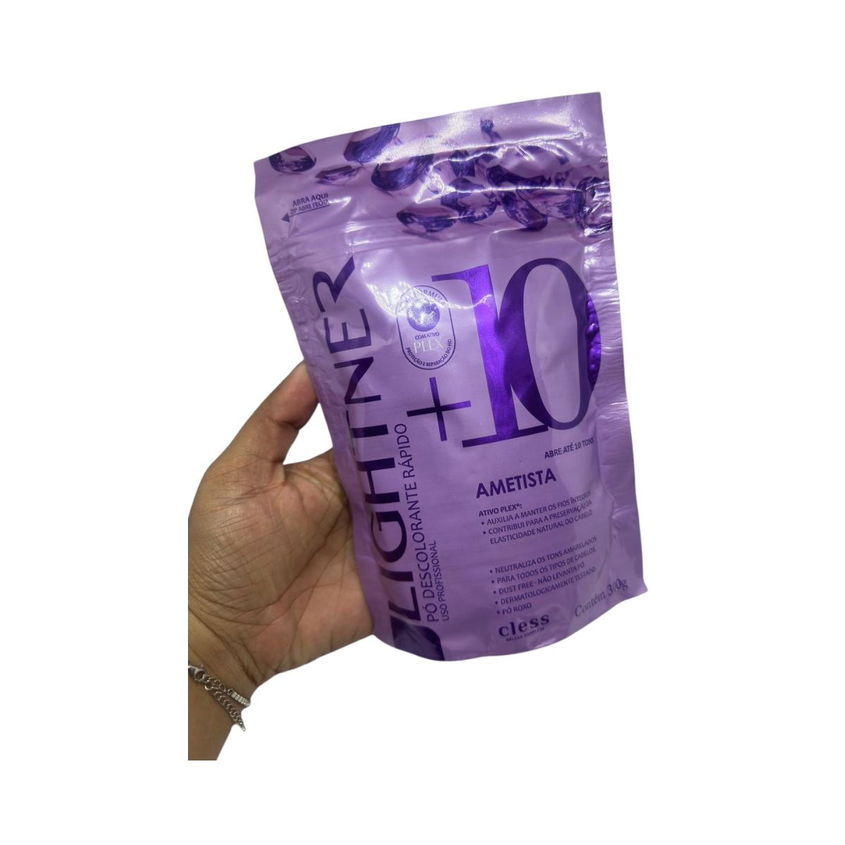 PÓ DESCOLORANTE LIGHTNER AMETISTA CLESS 300G