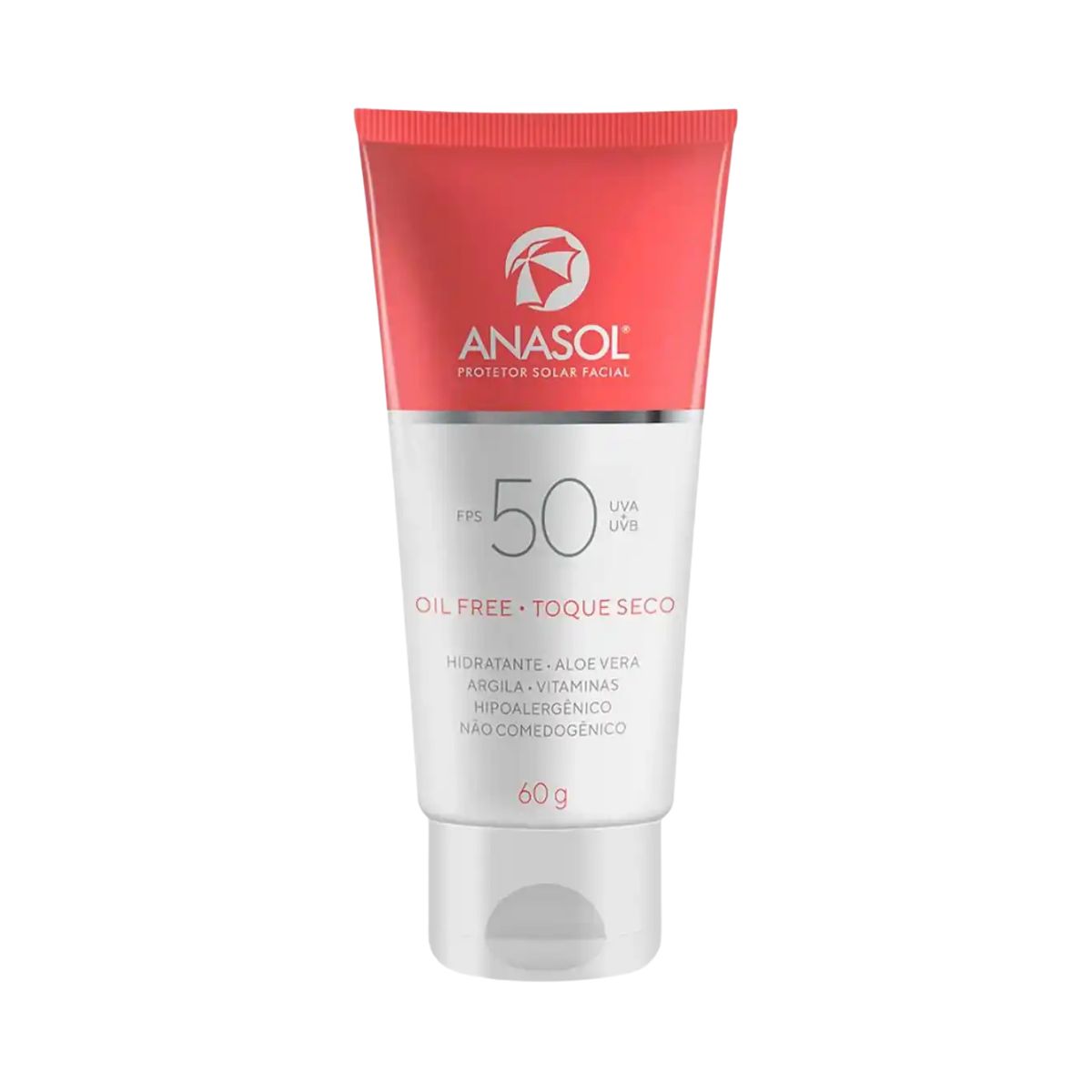 PROTETOR SOLAR FACIAL TOQUE SECO FPS 50 ANASOL 60G