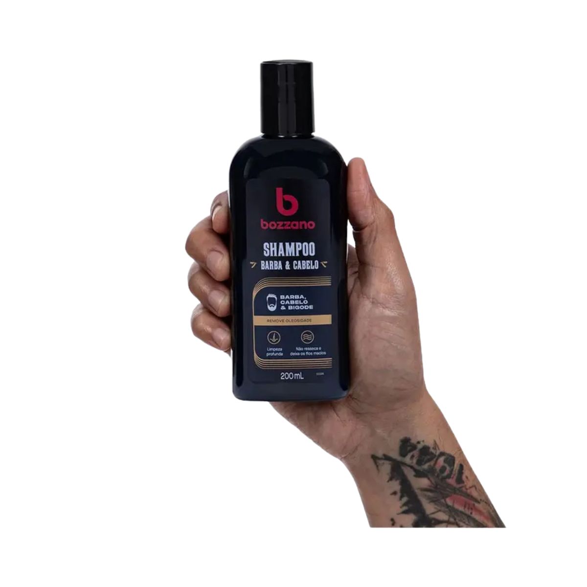SHAMPOO ATENAS CABELO E BARBA BOZZANO 200ML