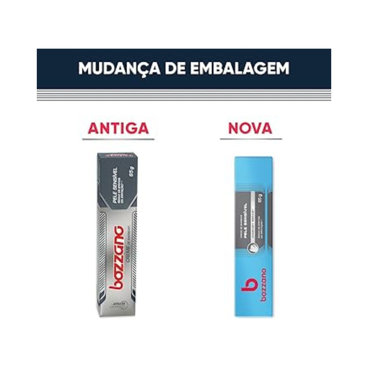 CREME DE BARBEAR PELE SENSIVEL BOZZANO 65G