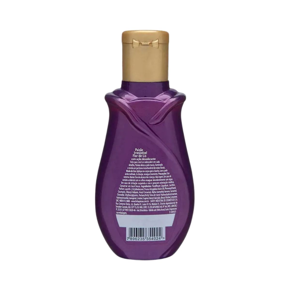 ÓLEO CORPORAL FLOR DE LIS ROXO PAIXÃO 100ML
