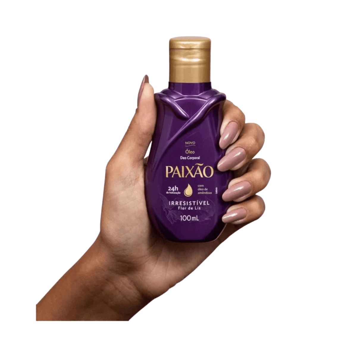 ÓLEO CORPORAL FLOR DE LIS ROXO PAIXÃO 100ML