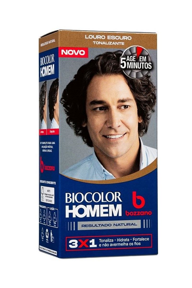 TONALIZANTE BIOCOLOR HOMEM CASTANHO ESCURO NIASI