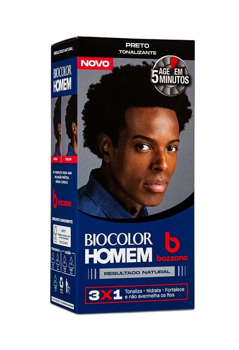 TONALIZANTE BIOCOLOR HOMEM PRETO NIASI